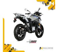 Terminale Scarico Mivv Gp Pro Acciaio Nero Bmw G 310 Gs 2017 > 2023