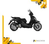 Terminale MIVV Mover per Piaggio Beverly 300 10-20 Slip-On Inox nero