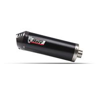 TERMINALE MIVV OVAL ACCIAIO INOX NERO-CARBONIO PER BENELLI TRK 702 / X 2023-2025