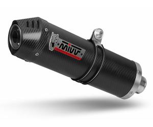 TERMINALE MIVV OVAL CARBONIO-CARBONIO PER HONDA XLV TRANSALP 700 2008-2013