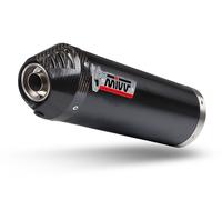 Terminale Scarico MIVV Oval Black Inox Carbon cap KYMCO XCITING 400I 2013 > 2020
