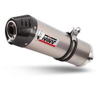 B.007.LNC - Terminale Scarico Mivv Oval Titan/Carbon Cap BMW F 650 / 800 GS