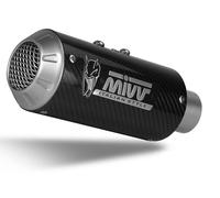 Mivv Mk3 Suzuki Gsx-s 950/1000 2021-24 Slip-on Mk3 Carbono S.059.lm3c Homologated Slip On Muffler Argento Homologated