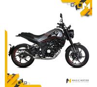 Terminale MIVV X-M1 per Benelli Leoncino 125 22-24 Inox nero E.007.LC4B