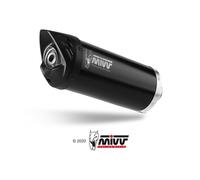 TERMINALE MOVER ACCIAIO INOX NERO MIVV PER SUZUKI BURGMAN 400 2022-2024