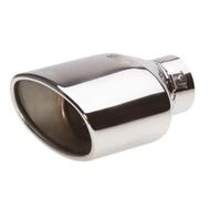 TERMINALE OVALE ID 63MM INCLINATO ACCIAIO INOX LUCIDATO SPECCHIO
