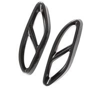 Terminale Parti Telaio Finiture 2 Pezzi Di Copertura Del Tubo Di Scarico Posteriore Dell'auto, Cornice Della Gola Della Coda Compatibile Con Benz Per CLS C257 2018 2019 2020 2021(Carbon Fiber)