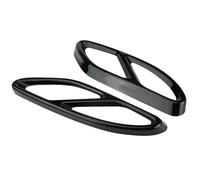 Terminale Parti Telaio Finiture 2 Pezzi Di Copertura Del Tubo Di Scarico Posteriore Dell'auto Cornice Della Gola Della Coda Compatibile Con Benz Per Classe E W213 2017 2018 2019 2020