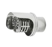 TERMINALE PELLET INOX Diam 100 Canne Fumarie Acciaio Cappelli Zincati