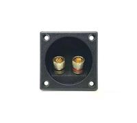 Terminale per altoparlante stereo per auto, connettore a tazza a molla rotonda, spina per subwoofer,