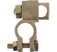 Terminale per batteria negativa a doppio serraggio in blister, 50 mm2, confezione da 1, ottone