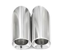 Terminale Per BMW F20 F21 Per M135 F22 F23 Per M235i Per M240i F30 F31 Per M335i Per M340i F34 Tappo Scarico Terminale Copertura Finitura Auto Tubo Scarico(L R Silver)
