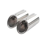 Terminale Per Golf 1.4T 6 7 Per TIGUAN Per Passat X1 Per Lavida Per BMW E90 Silenziatore Di Scarico Punta Estremità Del Tubo Coda Gola Marmitta Coda(Silver 2PC)