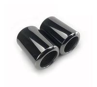 Terminale Per Mazda Per CX30 Per CX-30 2020 2021 2022 Terminale Di Scarico Auto Tubo Tondo In Acciaio Inossidabile Copertura Della Coda Auto Scarico(Black 2Pcs)