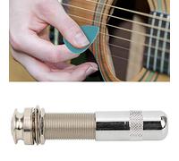 Terminale Pin Endpin Jack Socket Plug Acoustic Chitarra Elettrica Uscita 1/4 Pollice con Copertura Posteriore Materiale Rame