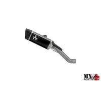TERMINALE PISTA IN TITANIO DARK" CON RACCORDO IN ACCIAIO INOX" APRILIA TUONO ...