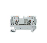 Terminale plug-in PT4 PT-4 4mm², connettore cavo, morsettiera senza viti per guida DIN, 10 pezzi(PT4 GRAY)