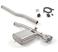 Terminale posteriore con valvola terminali rotondi Ragazzon Mini F56 JCW 170 Kw