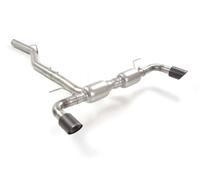 Terminale Posteriore terminali rotondi 90 Carbon Ragazzon Alfa GIULIA 2.2 TD