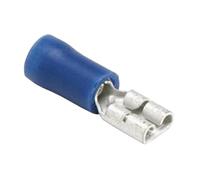 Terminale pre-isolato femmina PHF-41 blu (100 und), perfetto per collegamenti elettrici sicuri ed efficienti. Migliora l'affidabilità dei tuoi progetti con questo prodotto di alta qualità.