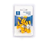 Terminale pre-isolato SV1.25-4 Giallo (20 pz./blister). Ideale per garantire connessioni elettriche sicure ed efficienti. Resistente, facile da usare progetti elettrici.