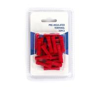 Terminale pre-isolato - Terminale di collegamento BV2 in rosso, 20 pezzi per blister ideale per impianti elettrici*