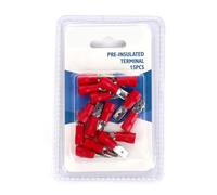 Terminale preisolato - terminale rosso per collegamenti elettrici, 15 pezzi per blister, adatto per cavi di tipo M5.5 mm. *