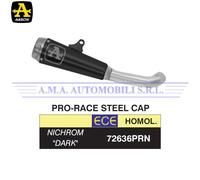 Terminale Pro-Race nichrom Dark Husqvarna Svartpilen/Vitpilen 125 2021 2022 2023