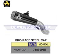 Terminale Pro-Race nichrom"Dark" Kawasaki Z 900 A2 Anni 2021 2022 2023