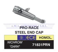 Terminale Pro-Race nichrom "Dark" Yamaha YZF R25 Anni 2015 2016
