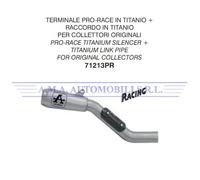 Terminale Pro-Race titanio Racing Ducati MONSTER 821 Anni 2018 2019 2020