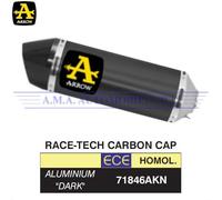 71846AKN - Terminale Scarico Arrow Race-Tech Dark Carbonio Suzuki SV 650 2016