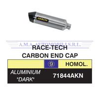 Terminale Race-Tech alluminio Dark fondello carby Yamaha XJR 1300 2015 2016 2017