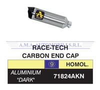 71824AKN - Terminale Scarico Arrow Race-Tech Alu Dark FC BMW S 1000 RR/R