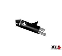 TERMINALE RACE-TECH ALLUMINIO DARK" CON FONDELLO CARBY" TRIUMPH SPEED TRIPLE ...