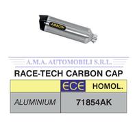 Arrow Terminale Race-Tech alluminio con fondello carby Kawasaki Z 650 2020