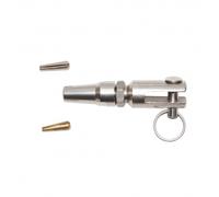 TERMINALE RAPIDO A FORCELLA ACCIAIO INOX AISI 316 MM 5