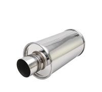 Terminale Risonatore Diritto Silenziatore Universale Da 2,5 Pollici In Acciaio Inossidabile Per Parti Di Tubi Del Scarico Dell'auto Tubo di Coda