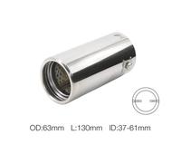 Terminale rotondo acciaio inox