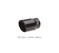 Simoni Racing Terminale Scarico in Acciaio Inox Dritto e Inclinato Nero TRX21N