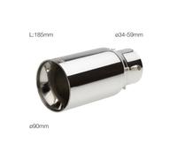Simoni Racing Terminale universal codino marmitta estetico rotondo acciaio inox