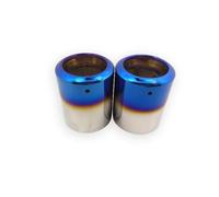 Terminale Scarico 1 Paio Per Ford Per Kuga 2013-2020 Silenziatori Tubi Di Scarico In Acciaio Inossidabile Terminali Styling Automatico Terminales(Blu)