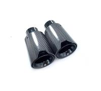 Terminale Scarico 1 Pezzo Per La Serie M In Fibra Carbonio Lucida Terminale Scarico Posteriore Marmitta Universale Terminale Di Scarico(ID 51mm-OD 80mm)