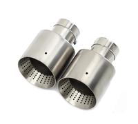 Terminale Scarico 1 Pezzo Tubo Per Auto Punta Scarico Universale Per VW Per GTI MK7 Per Golf7 Ugello 60MM 63mm Punta Del Silenziatore Opaco In Acciaio Inox Marmitta Scarico(ID54MMOD89MM)