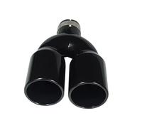 Terminale Scarico 1 Pz Universale Doppio Terminale Di Scarico Posteriore In Acciaio Inox Tubo Marmitta Doppia Uscita Accessorio Per Auto Auto Tubo Scarico