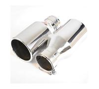 Terminale Scarico 1PC Tutti I Tipi Di Dimensioni Universale Auto In Acciaio Inox Flangia Riccia Marmitta Punta Fine Tubo Per Toyota Tubo CodaScarico(ID 63 OD 76mm)