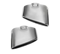 Terminale Scarico 2 Pezzi Per BMW X5 E70 2000 2001 2002 2003 2004 2005 2006 2007 2008 Al 2016 Terminale Scarico In Acciaio Inossidabile Cromato A Doppia Uscita