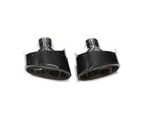 Terminale Scarico 2 Pezzi Tubo Scarico Auto Per RS3 RS4 RS5 RS6 RS7 A6 A7 A5 A4 A3 Terminale Scarico Marmitta Punta Ugello Punta Scarico In Fibra Di Carbonio(Style B)
