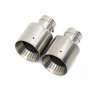 Terminale Scarico 2 Pz Per Per GTI Per MK7 Per Golf7 Di Scarico In Acciaio Inossidabile Opaco Tubo Terminale Di Scarico Punta Marmitta 60 Mm 63 Mm Terminali(ID51MMMMOD101MM)