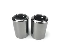 Terminale Scarico 2x Per CX-5 2013-2017 TUBO DI SCARICO POSTERIORE IN ACCIAIO INOX Terminali(B type Black 2pcs)